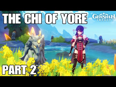 Search for fragments near the Geo Statues | Chi of Yore | Genshin Impact