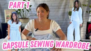 Cut With Me! Beginner Sewing Capsule Wardrobe + Projector Pattern Tutorial Part 1