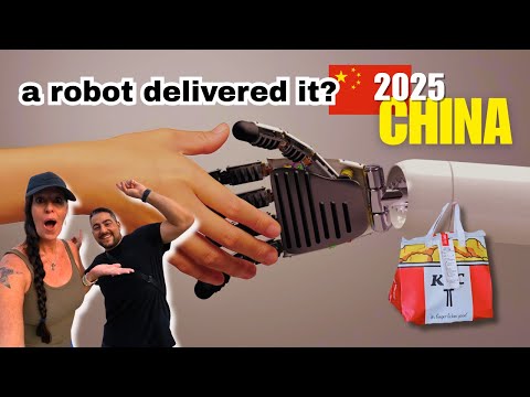 A Robot Delivery at a Hotel in China!