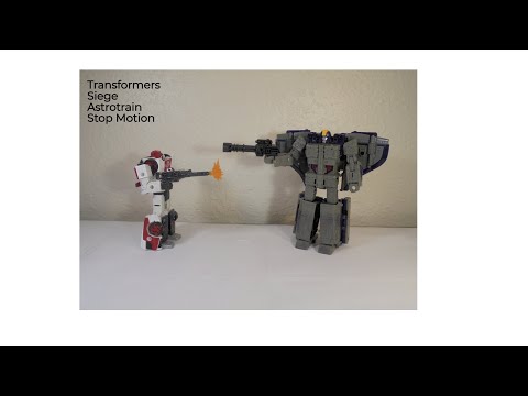 Transformers Siege Astrotrain Stop Motion