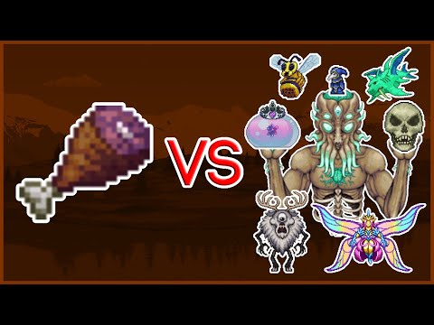Terraria 1.4.3.2 - Ham Bat vs ALL Bosses