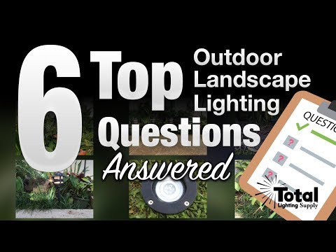 6 Top Outdoor Landscape Lighting Questions Answered