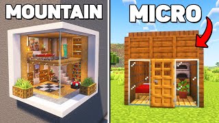 Minecraft: 3 EASY Starter Houses &amp; Bases!