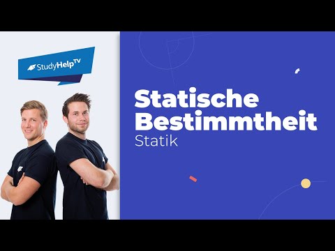 Statische Bestimmtheit bei einem mehrteiligen System #1 [Technische Mechanik] |StudyHelp