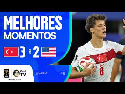 MELHORES MOMENTOS: TURQUIA 3 X 2 EUA | COPA DO MUNDO FIFA™ 2026 | 3ª RODADA | FASE DE GRUPOS