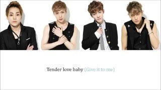 Lyrics EXO-M - TENDER LOVE (就是爱) [Pinyin/Chinese] COLOR CODED