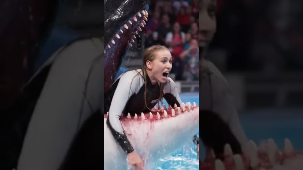 😱 AI-Generated Killer Whale & Trainer Scene | Epic Ocean Show in 4K