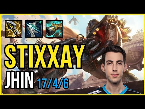 STIXXAY - JHIN vs. SAMIRA ADC | NA MASTER | PATCH 11.1 | QUADRAKILL