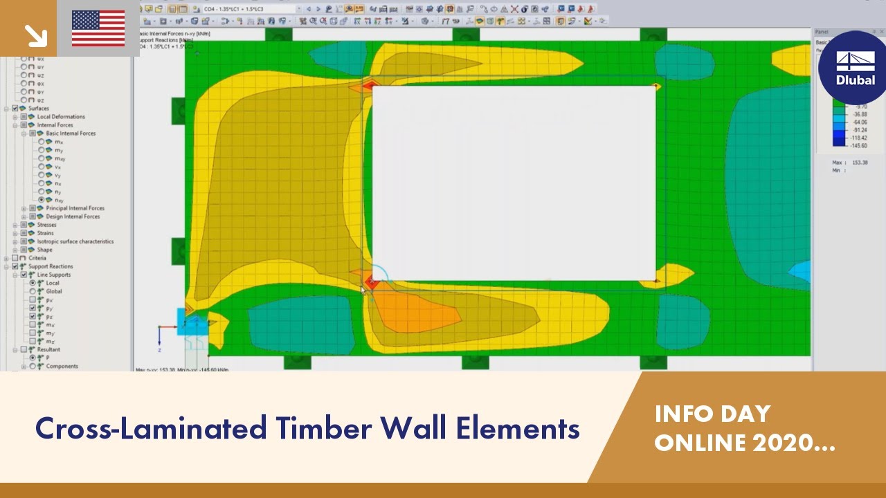 Cross-Laminated Timber Wall Elements | RFEM | Info Day Online | 15.12.2020 | 3/4