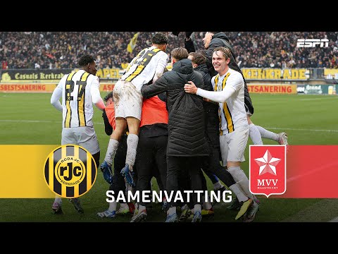 HEEL LATE TREFFER in Limburgse derby! 😱⌛️ | Samenvatting Roda JC - MVV Maastricht