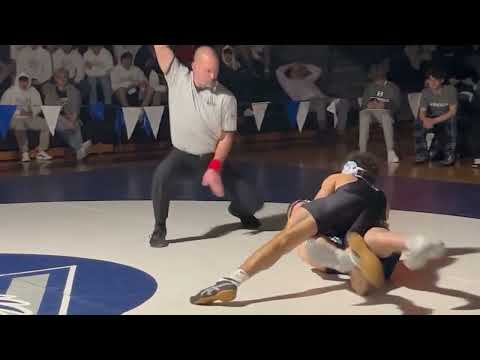 CBA's Julian George wins by fall at 138 pounds