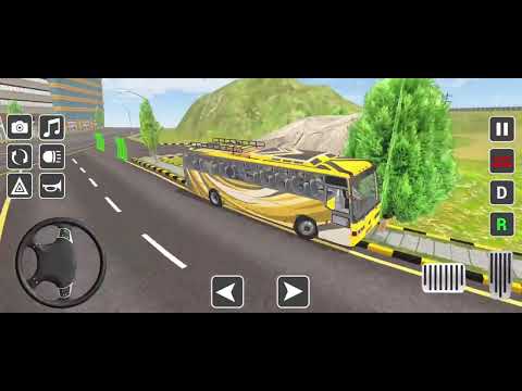 OFfroad Coach Bus Driving 2024 - Real Uphill BusDrive 3D Simulator - Android GamePlay part 1