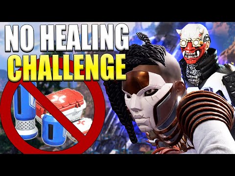 FRAGGING OUT in the NO HEAL CHALLENGE // Apex Legends