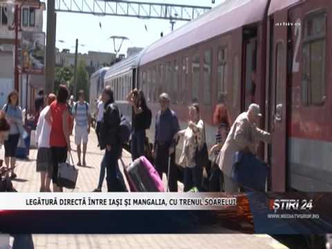 LEGĂTURĂ DIRECTĂ ÎNTRE IAŞI ŞI MANGALIA, CU TRENUL SOARELUI