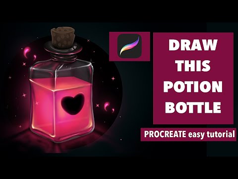 Realistic Love Potion | Easy Procreate Time lapse Video | PROCREATE | PART I