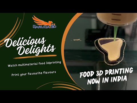 NEXUS Q2 Dual Head Food 3D Printer in Action