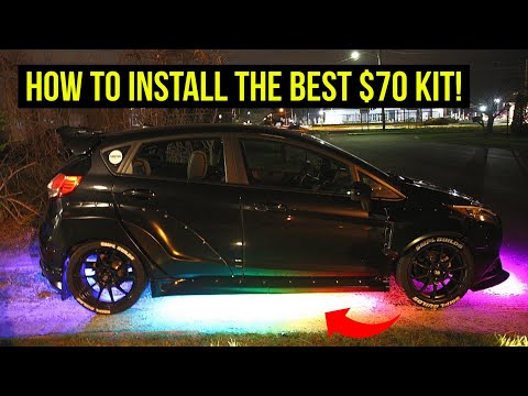 How To Install Under Glow For $70!! (Color Chasing)