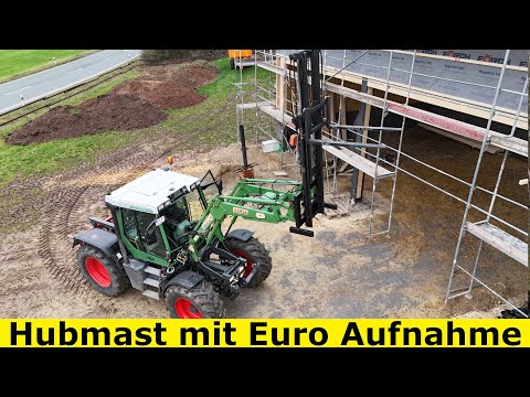 Fendt Xylon front loader with 7m lifting height!!! | Beno's Tractor VLOG 185