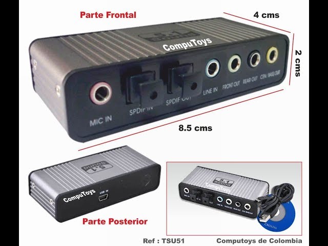 Vídeo relacionado con Cubilux Tarjeta de sonido envolvente USB 7.1, frecuencia de muestreo de 48 KHz-384 KHz para auriculares, tarjeta de sonido externa USB A para PC, admite entrada de línea y entrada de micrófono estéreo