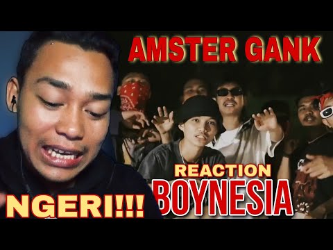 AMSTER GANK - BOYNESIA - (Official Music Video) REACTION | Ini Beta Oncu‼️