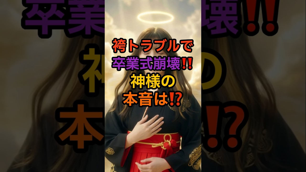 なぜ袴はダメなの？卒業式で起きた衝撃の出来事！