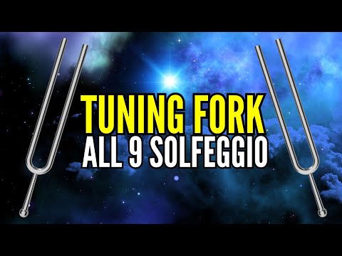 Tuning Fork Sound Healing with All 9 Solfeggio Frequencies