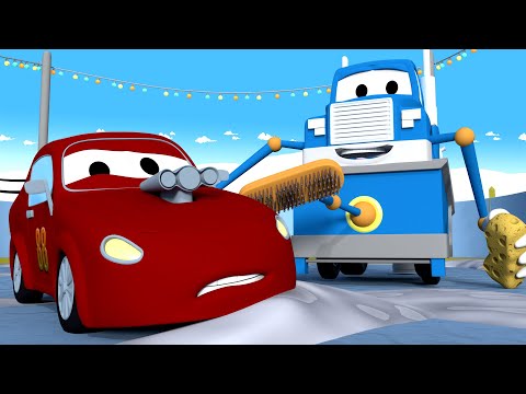 Заливочная машина - Трансформер Карл в Автомобильный Город ???? ⍟ детский мультфильм