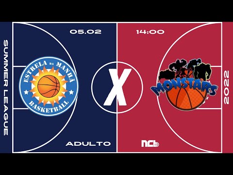 ESTRELA DA MANHÃ X MONSTARS - NCB SUMMER LEAGUE ADULTO M 2022