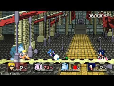 Super Smash Flash 2 v0.9b gameplay #3 (please read the description)