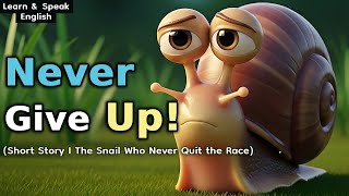 The Snail Who Never Quit the Race | Slow but Steady Wins The Race | Short Moral Story in English