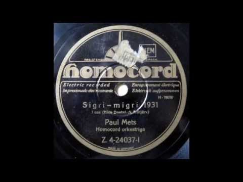 Sigri-migri 1931 (popurrii) - Paul Mets - 1931
