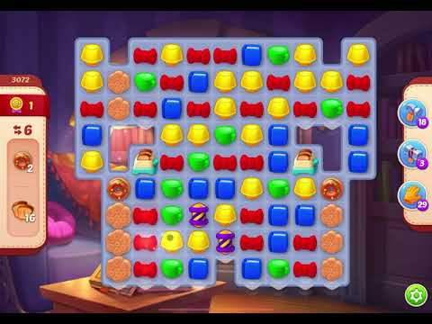 HomeScapes Level 3072 no boosters (15 moves)