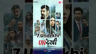 Top 10 Most popular Web series in hindi #webseries #shorts #2023webseris #popular