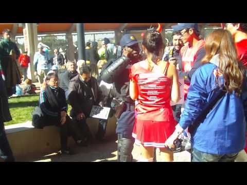 Shocking!!: Cute South Korean girl arrested during World Cup match