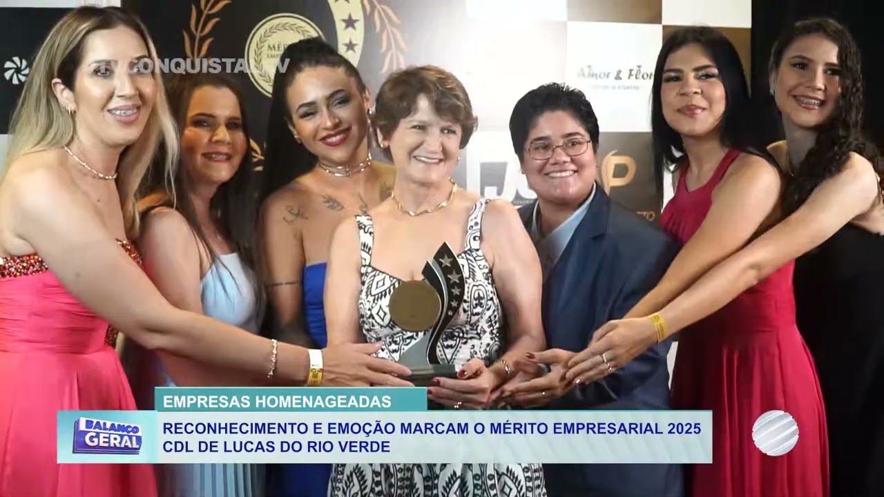 Noite do Mérito Empresarial 2025 celebra empreendedores em Lucas do Rio Verde