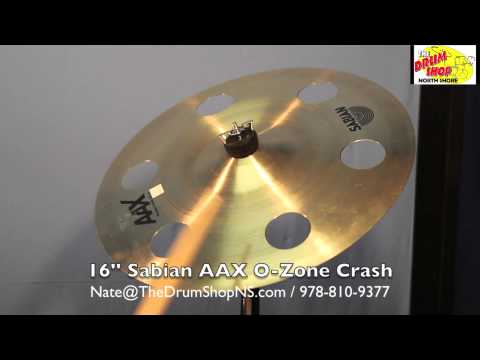 Sabian AAX O-Zone Crash 16'' - The Drum Shop North Shore