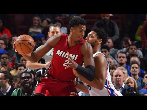 Hassan Whiteside Scores Career-High 32 Points vs. the Sixers