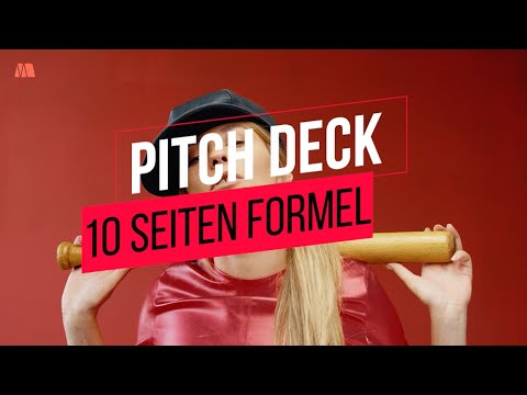 Pitchen wie ein Profi - der Startup Pitch  | 10 Seiten Formel