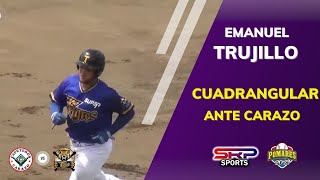 Cuadrangular de dos carreras de Emanuel Trujillo ante Carazo
