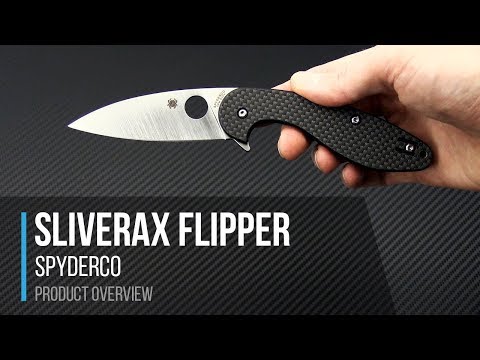 Spyderco Sliverax Paul Alexander Design Carbon Fiber/G10 Spyderco Sliverax Paul Alexander Design Carbon Fiber/G10