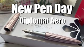 #NewPenDay! Unboxing and First Impressions: Diplomat Aero | Anita Anglin