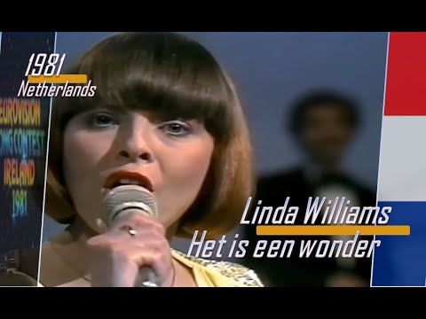 eurovision 1981 Netherlands 🇳🇱 Linda Williams - Het is een wonder ᴴᴰ