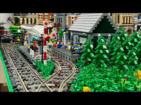 Bau einer Lego Stadt Teil 145. - Zugstrecke: Gleisbett