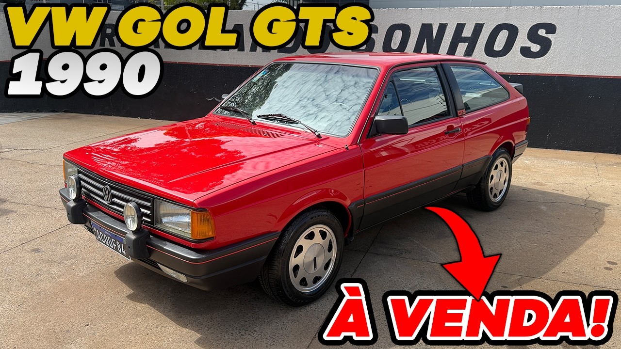 VW GOL GTS 1990 * À VENDA *