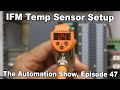 IFM TN2511 Temperature Sensor Setup Wire Use With S7 And Logix