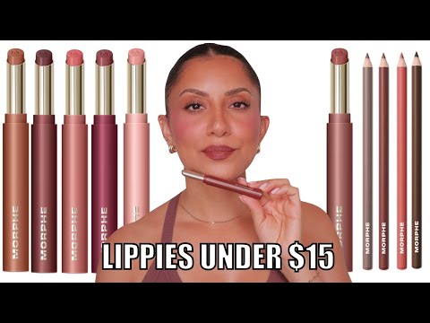 Morphe Lip Filter Collection: Full Swatches Studio & Natural Light