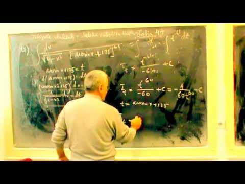 Lectia 47-  Integrale  - Metoda substitutiei