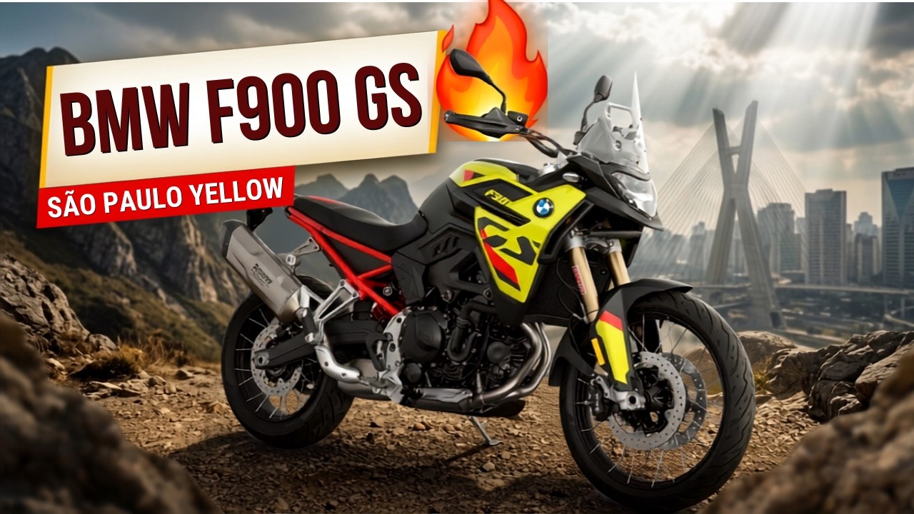 BMW Lança Nova F 900 GS 2027 São Paulo Yellow