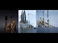 Real Time Sinking Titanic Lusitania And Britannic Sped Up