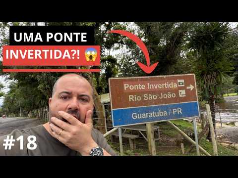 😱 VOCÊ JÁ VIU UMA PONTE INVERTIDA? Conheci essa em Guaratuba, PR!